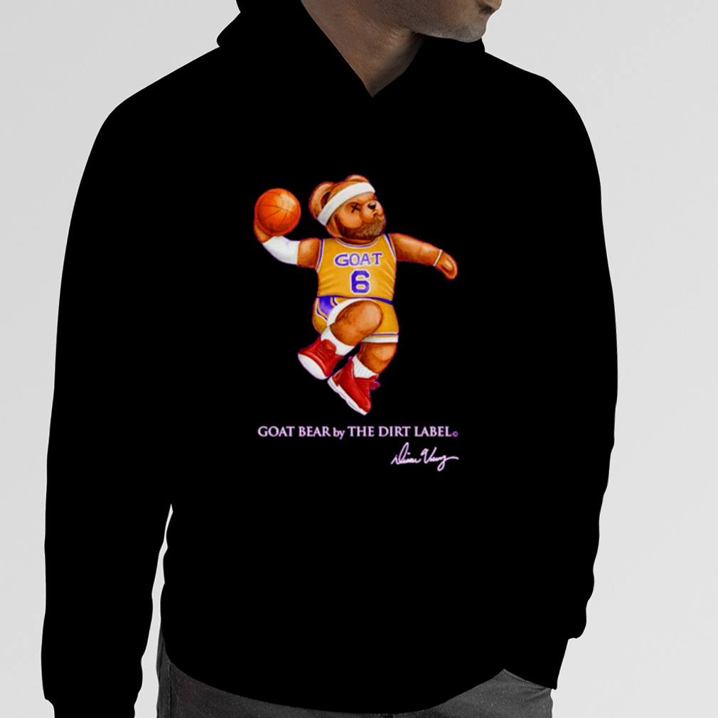 Los Angeles Lakers LeBron James GOAT bear Shirt - Bring Your Ideas