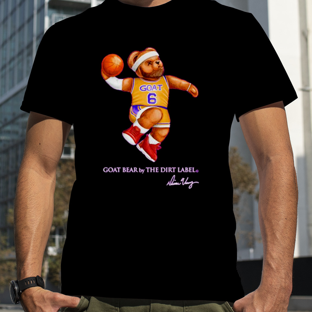 Los Angeles Lakers LeBron James GOAT bear Shirt - Bring Your Ideas