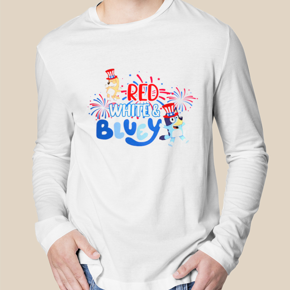 Red White And Bluey Bingo 4th July Retro Shirt, Fourth Of July