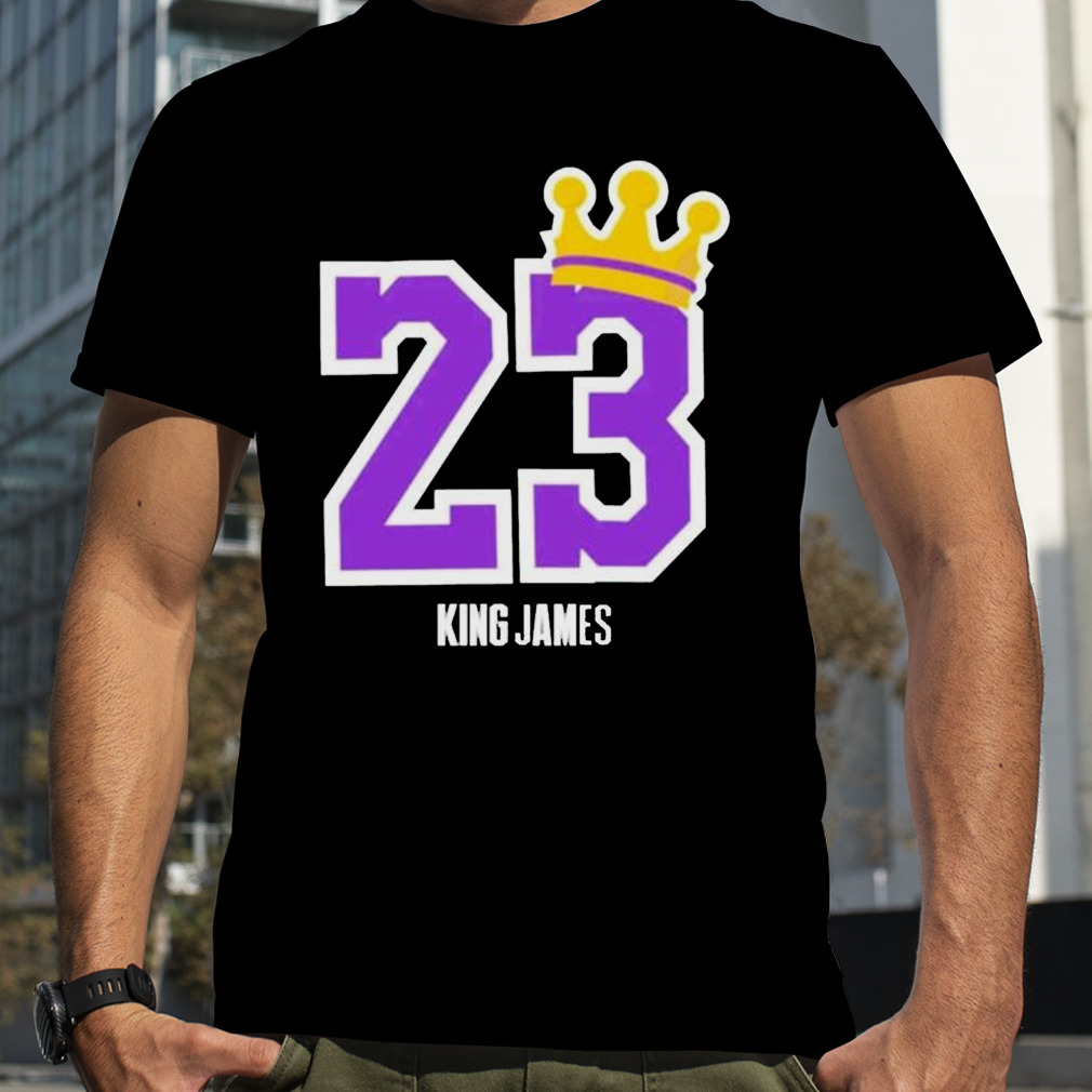 King Lebron James Jersey Number La Lakers Shirt - Bring Your Ideas