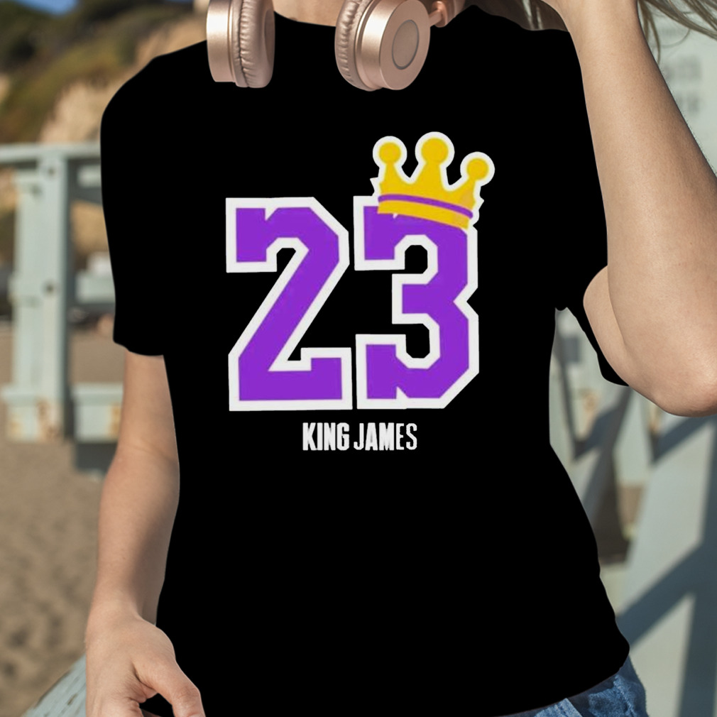 King Lebron James Jersey Number La Lakers Shirt - Bring Your Ideas