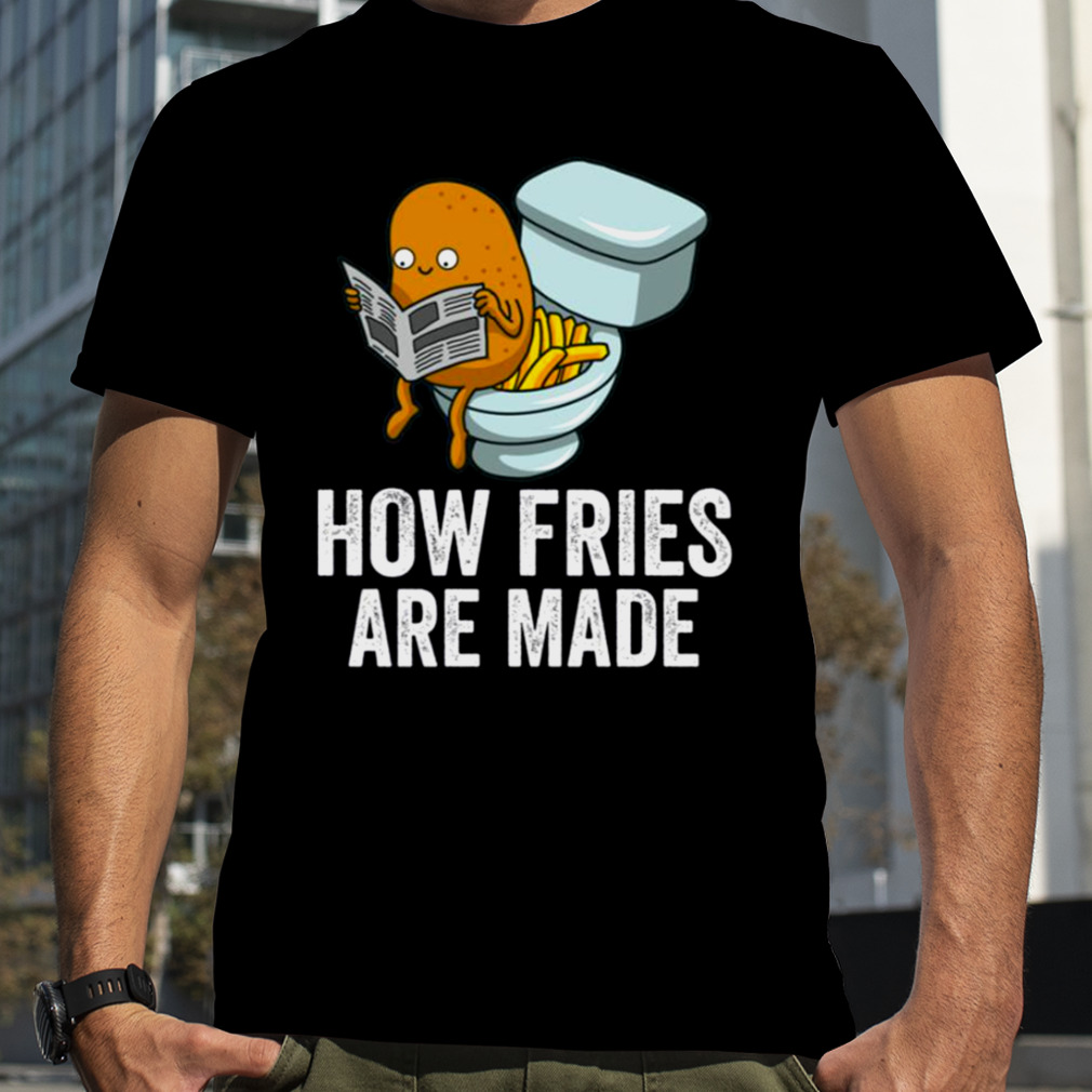Potato Pooping Fries French Fries shirt