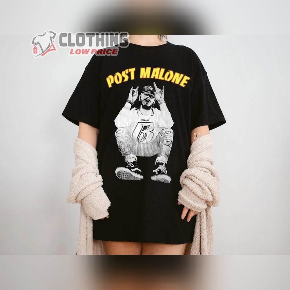Posty T-Shirt, Post Malone Vintage Rapper 2023 Shirt, Sweatshirt, Post Malone Merch 2023