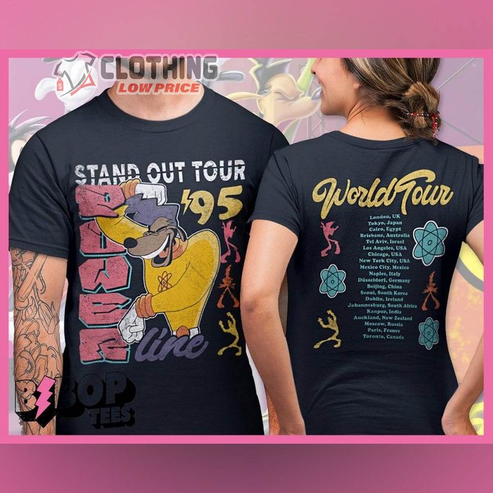 Powerline A Goofy Movie Characters Shirt, Stand Out Tour 95 Goofy Movie Roxanne T-Shirt