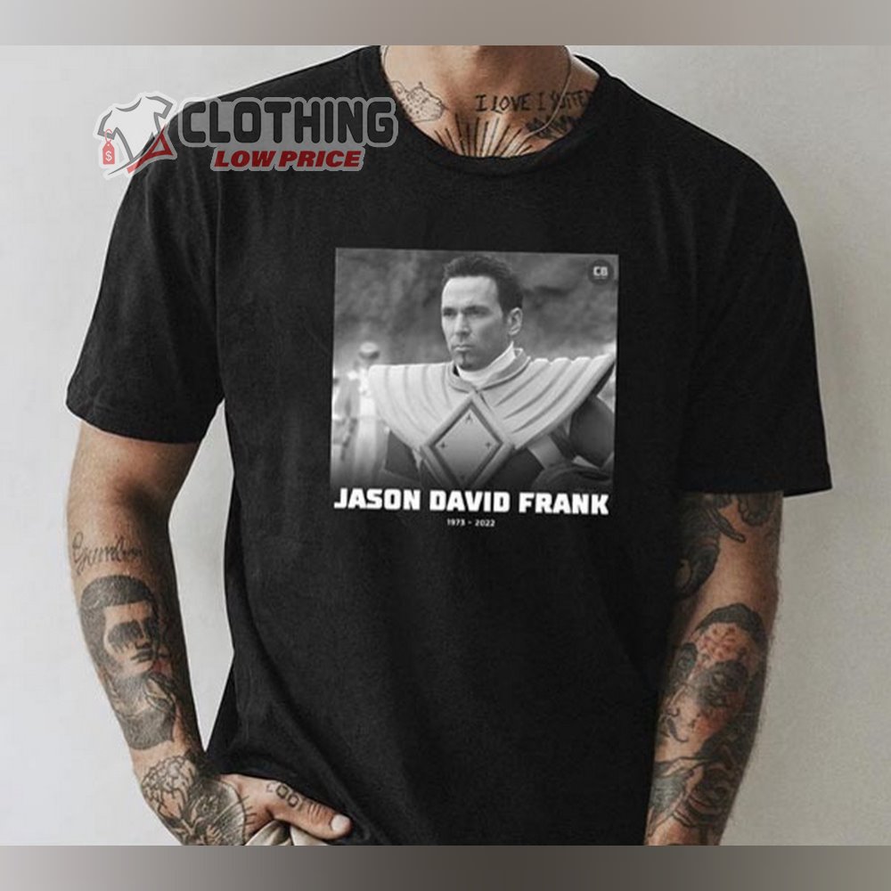 RIP Jason David Frank Merch Jason David 1973-2022 Shirt Jason David Memories T-Shirt