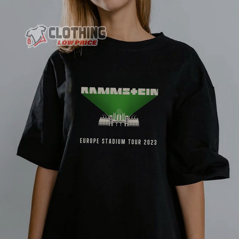 Rammstein Europe Stadium Tour 2023 Merch Rammstein Concert Ticket Shirt Rammstein Europe Stadium Tour T-Shirt