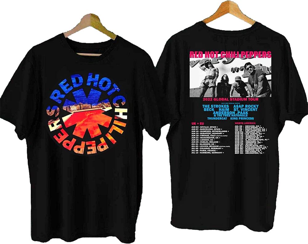 Red Hot Chili Peppers World Tour 2022 RHCP T-Shirt
