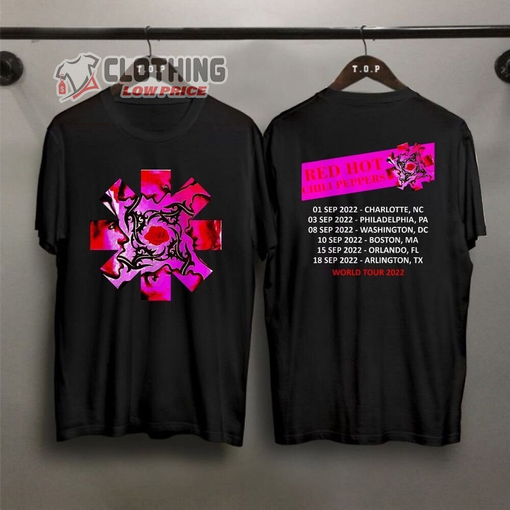 Red Hot Chili Peppers World Tour Dates 2022 T-Shirt