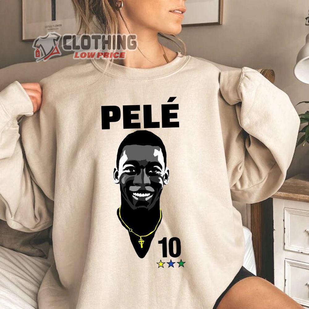 Rip Pele Legend Soccer Brazil Soccer Merch Pele Memories Shirt pele Rest In Peace T-Shirt