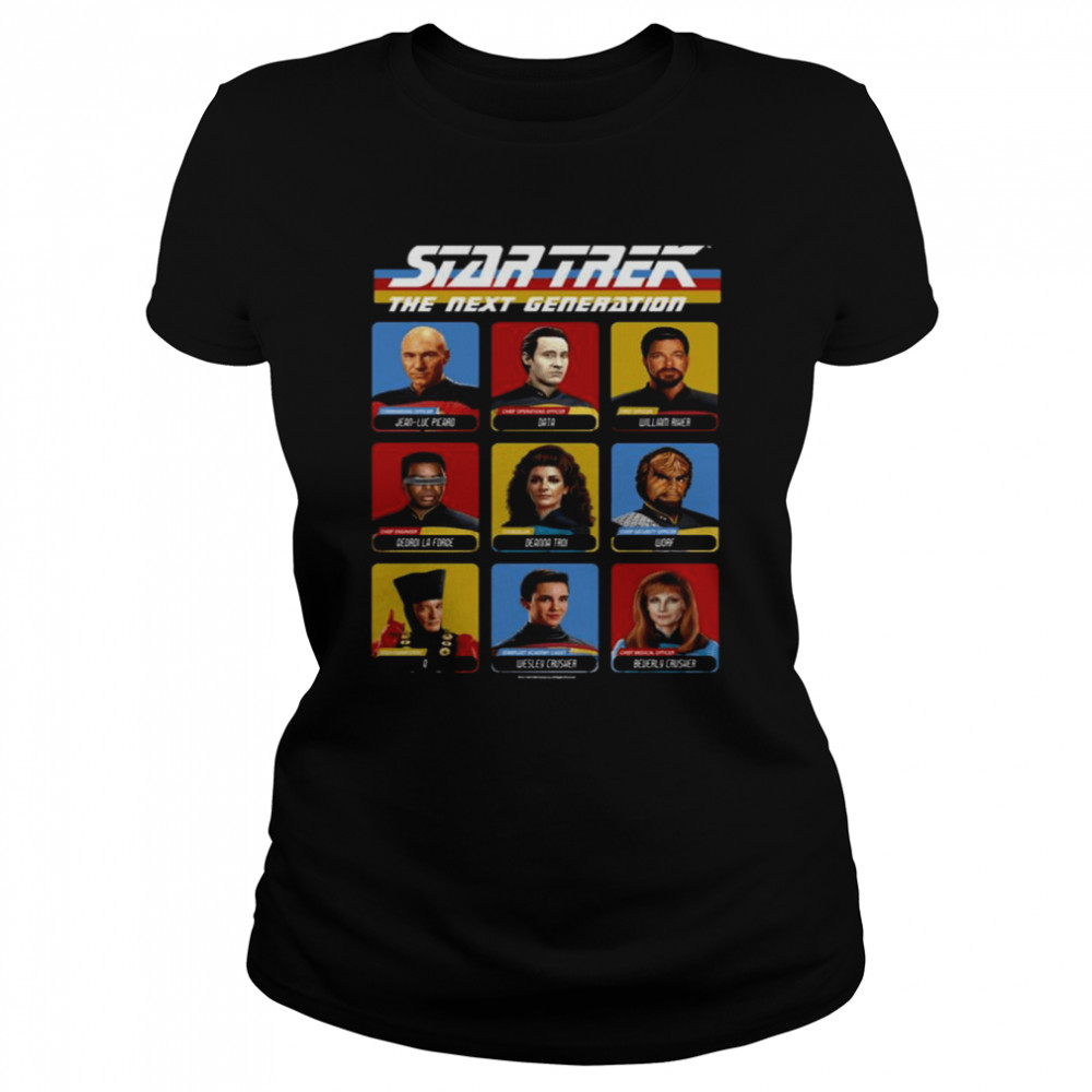 Portrait Panel Next Generation Star Trek shirt