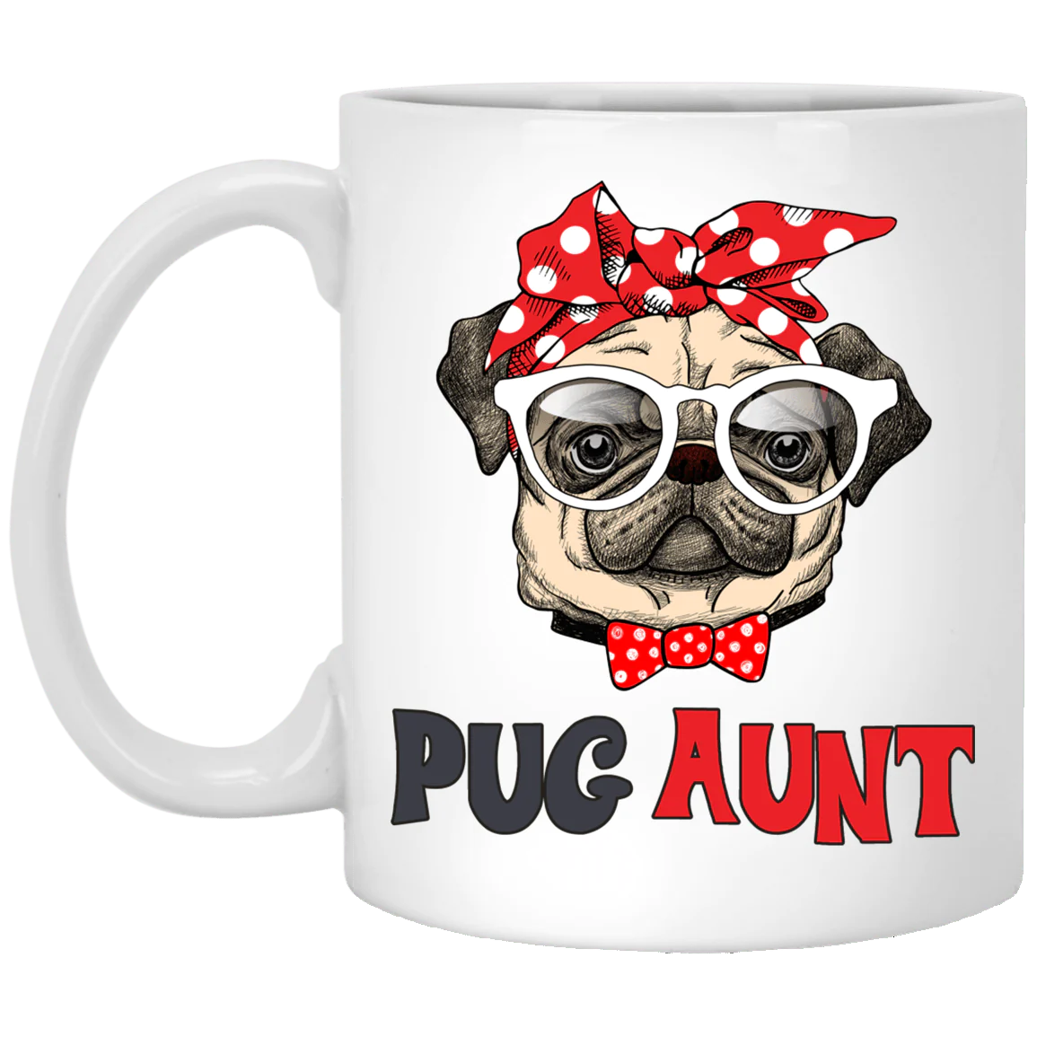 Pug Aunt Mug Cool Pug Gifts For Puggy Puppies Lover