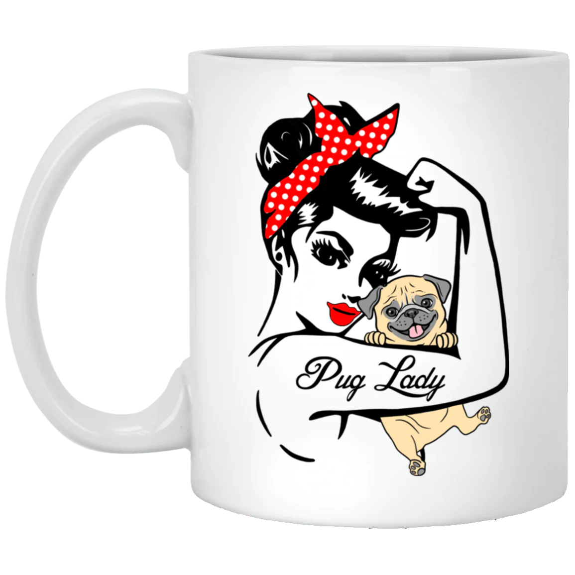 Pug Lady Mug Cool Gifts For Women Love Puggy Puppies