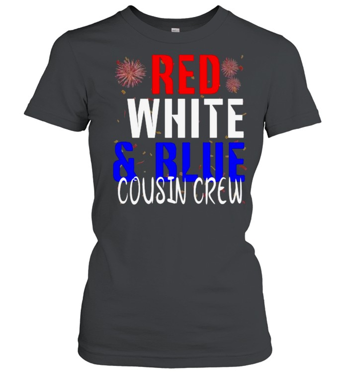 Red White And Blue Cousin Crew 4th of July Vacation Group T-Shirt