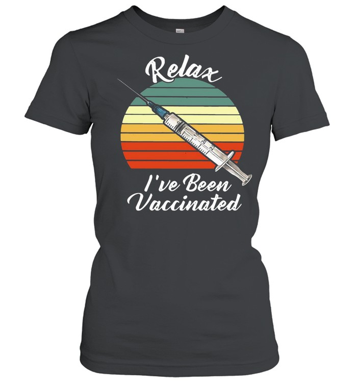 Relax I’ve Been Vaccinated Vintage Retro T-shirt