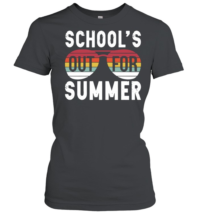 Retro Vintage Style Summer Dress School’s Out For Summer Vintage shirt