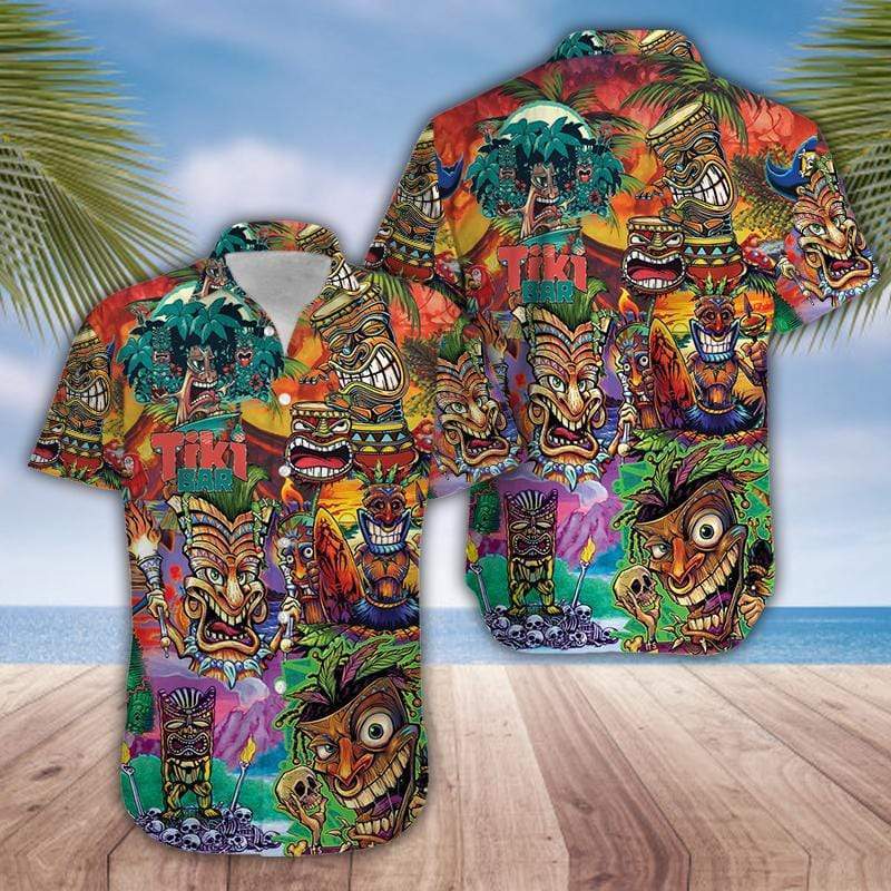 The Tiki Bar Is Open Unisex Hawaiian Shirt