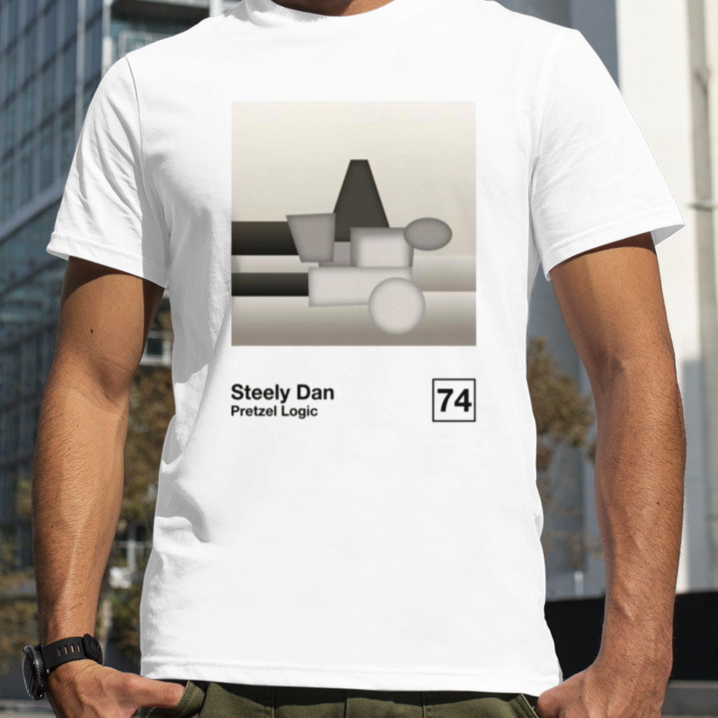 Pretzel Logic Minimalist Style Graphic Steely Dan shirt