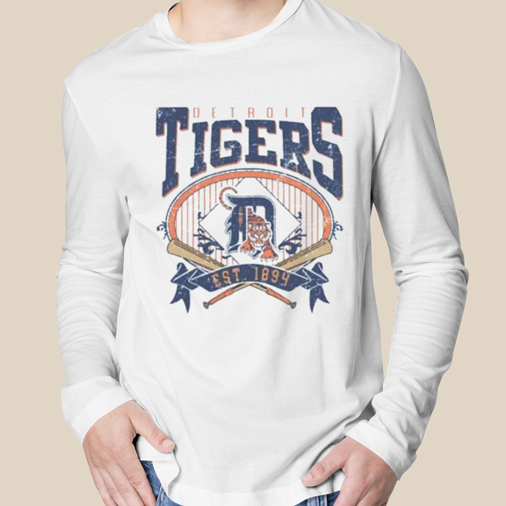 Vintage MLB Detroit Tigers EST 1894 Shirt, Detroit Baseball Shirt