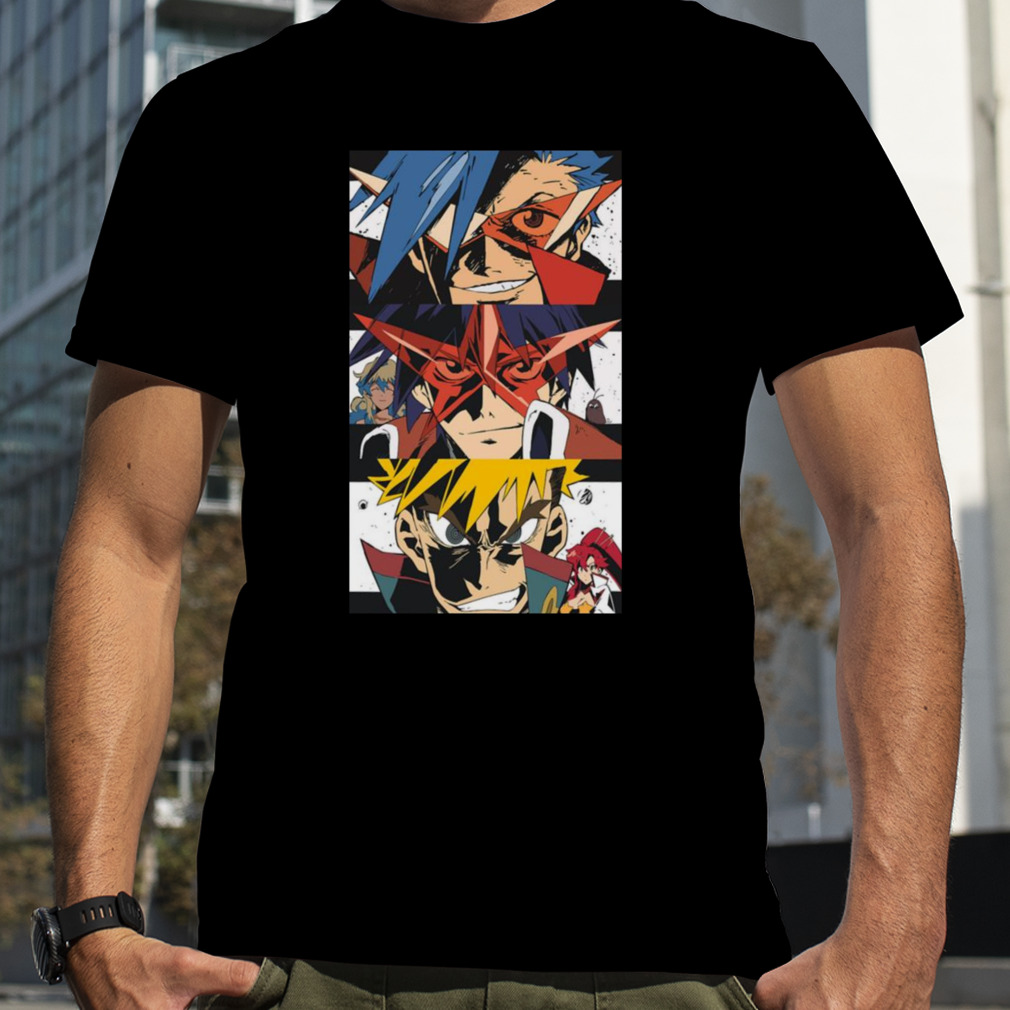 Gurren Lagann Anime Graphic shirt