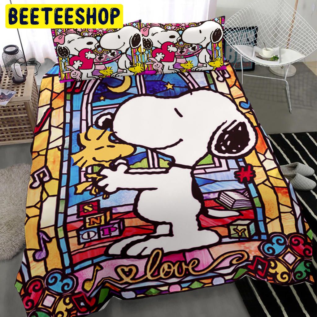 Woodstock And Snoopy Bedding Set