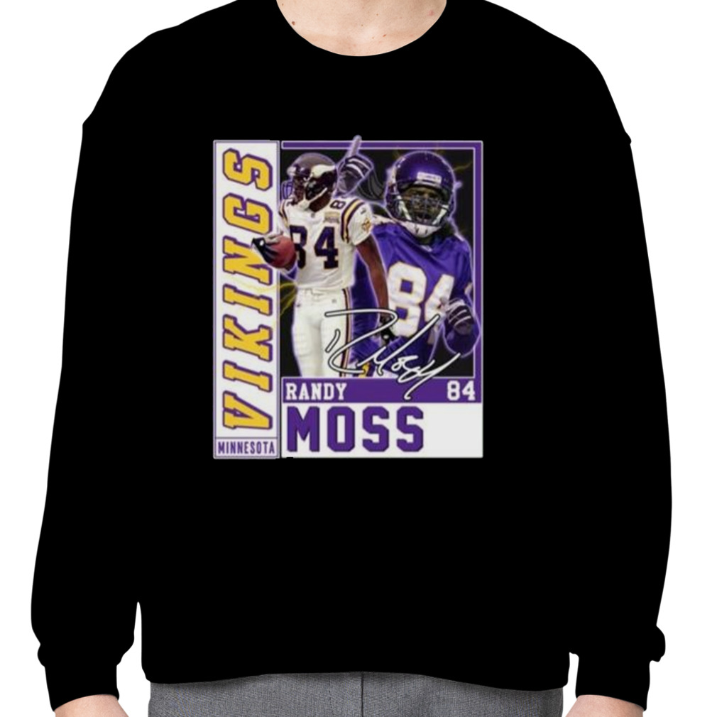 Fooball Legend Signature Vintage Retro 80s Randy Moss shirt