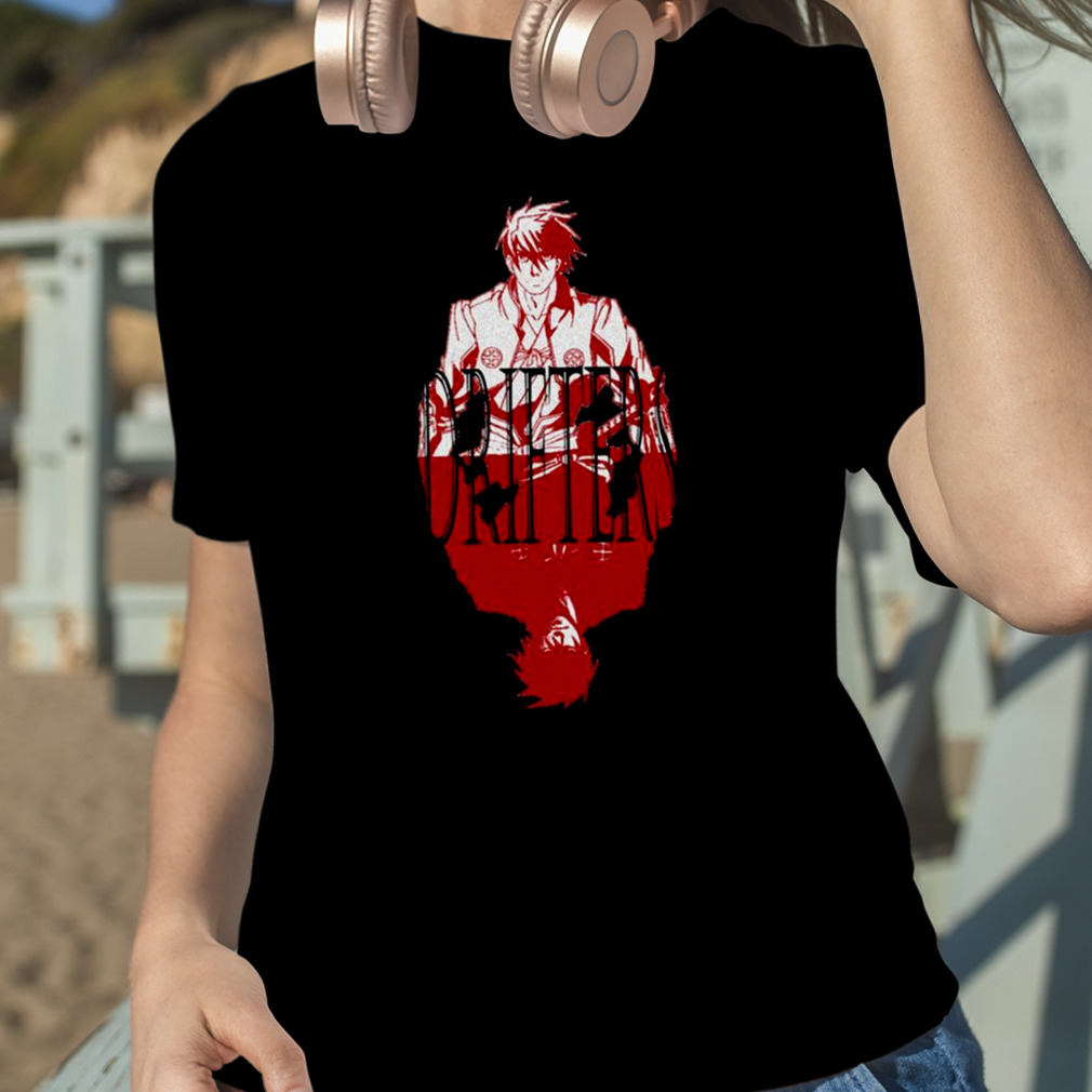 Red Graphic Drifters Design Anime Shirt