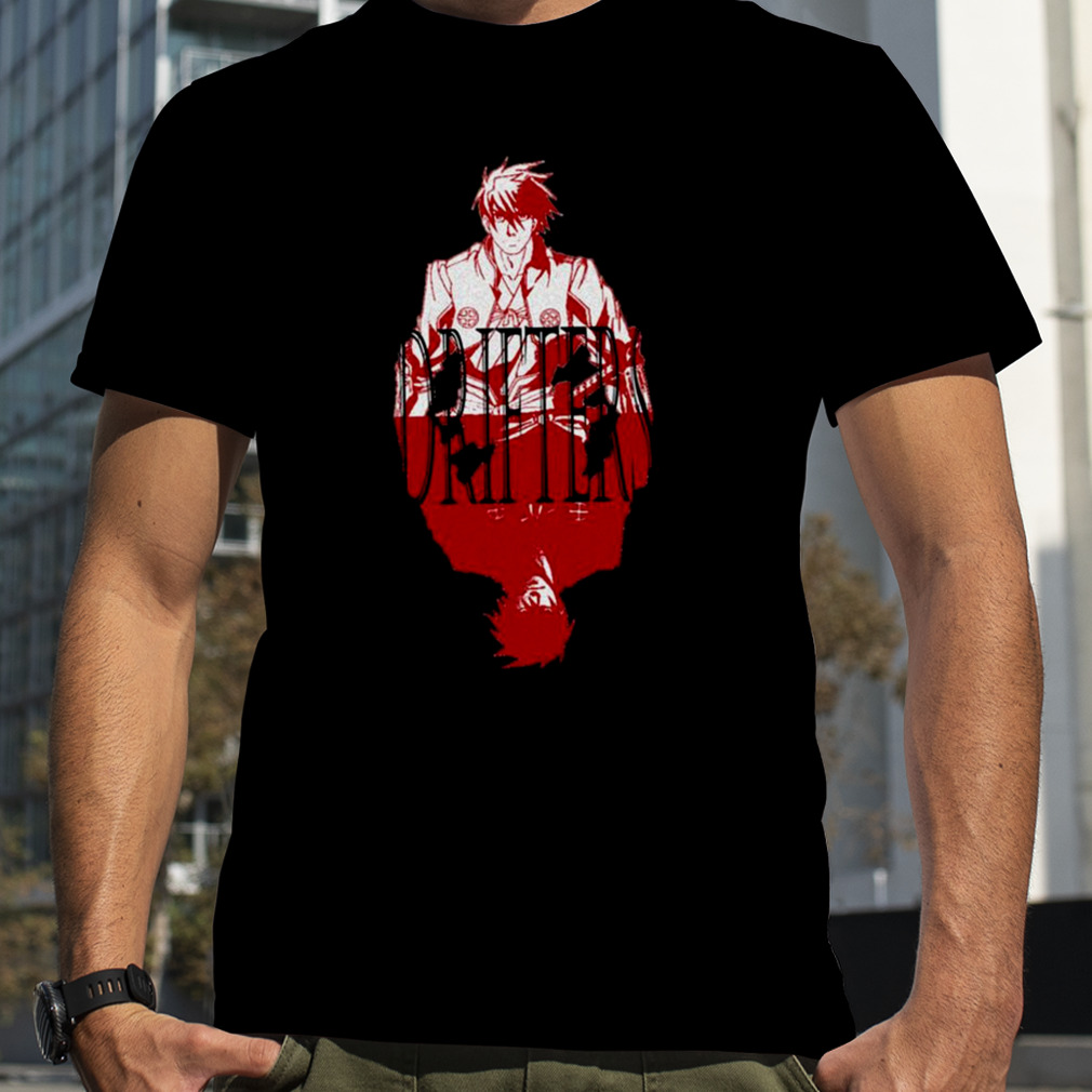 Red Graphic Drifters Design Anime Shirt