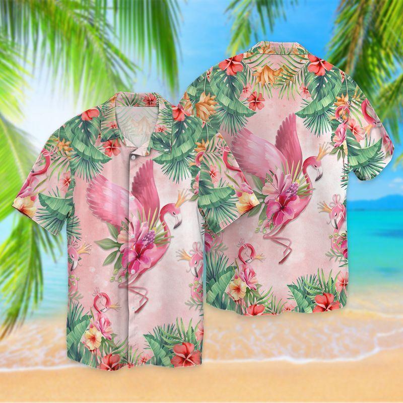 Best Flamingo Hawaiian Shirt