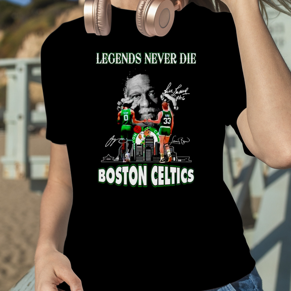 Jayson tatum and larry bird legends never die boston celtics