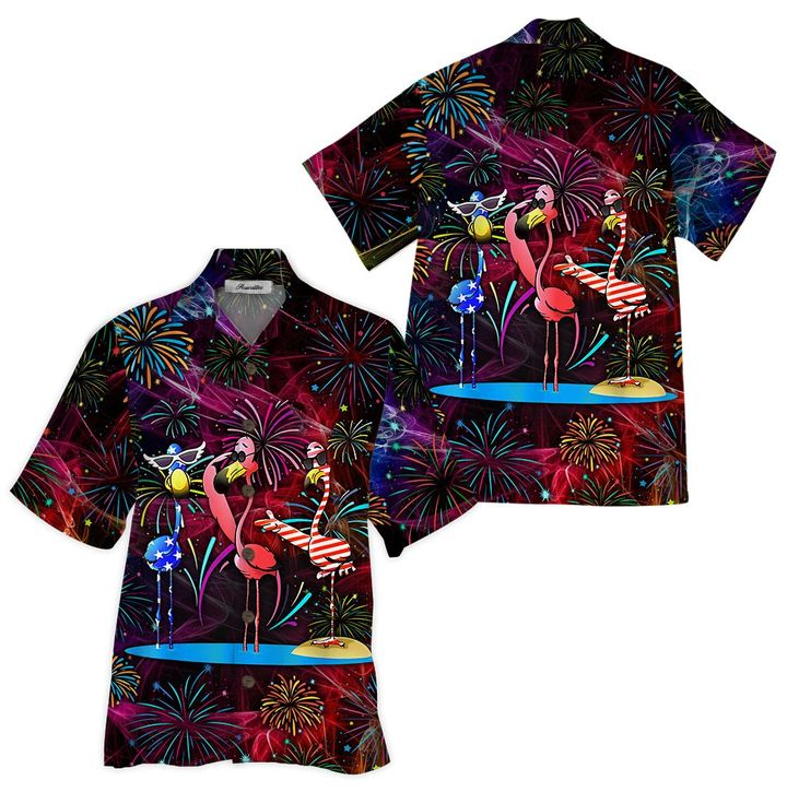 Flamingo Hawaiian Shirt Unisex