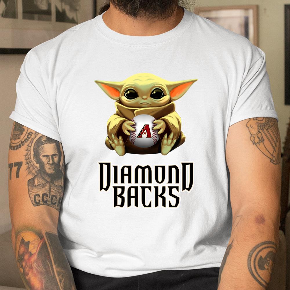 Arizona Diamondbacks MLB Baseball Star Wars Yoda And Mandalorian This Is  The Way T-Shirt