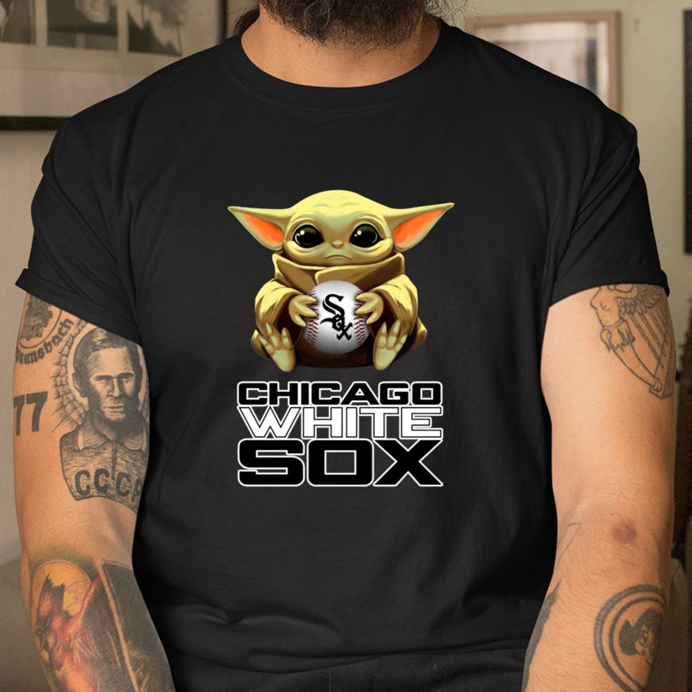 Star Wars Baby Yoda Chicago White Sox MLB Baseball T-Shirt