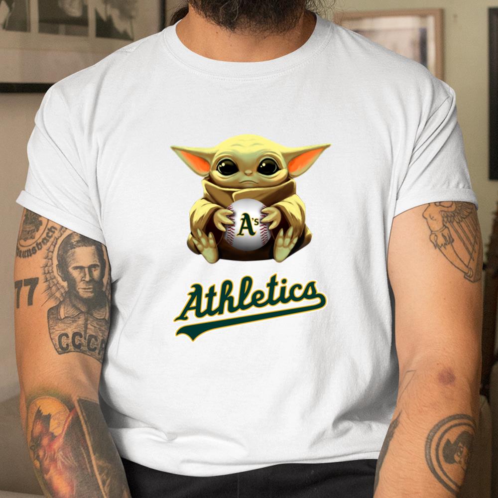 MLB Oakland Athletics Baby Yoda Hawaiian Shirt