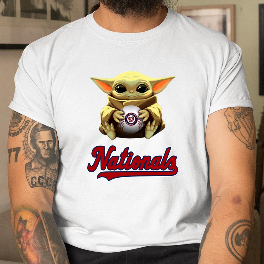 Nationals Hawaiian Shirt Baby Yoda Lights Washington Nationals