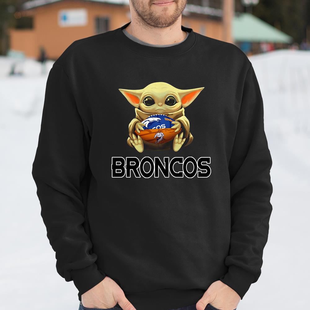 Best nFL Football Denver Broncos Darth Vader Baby Yoda Driving Star Wars  shirt, hoodie, sweater and long sleeve