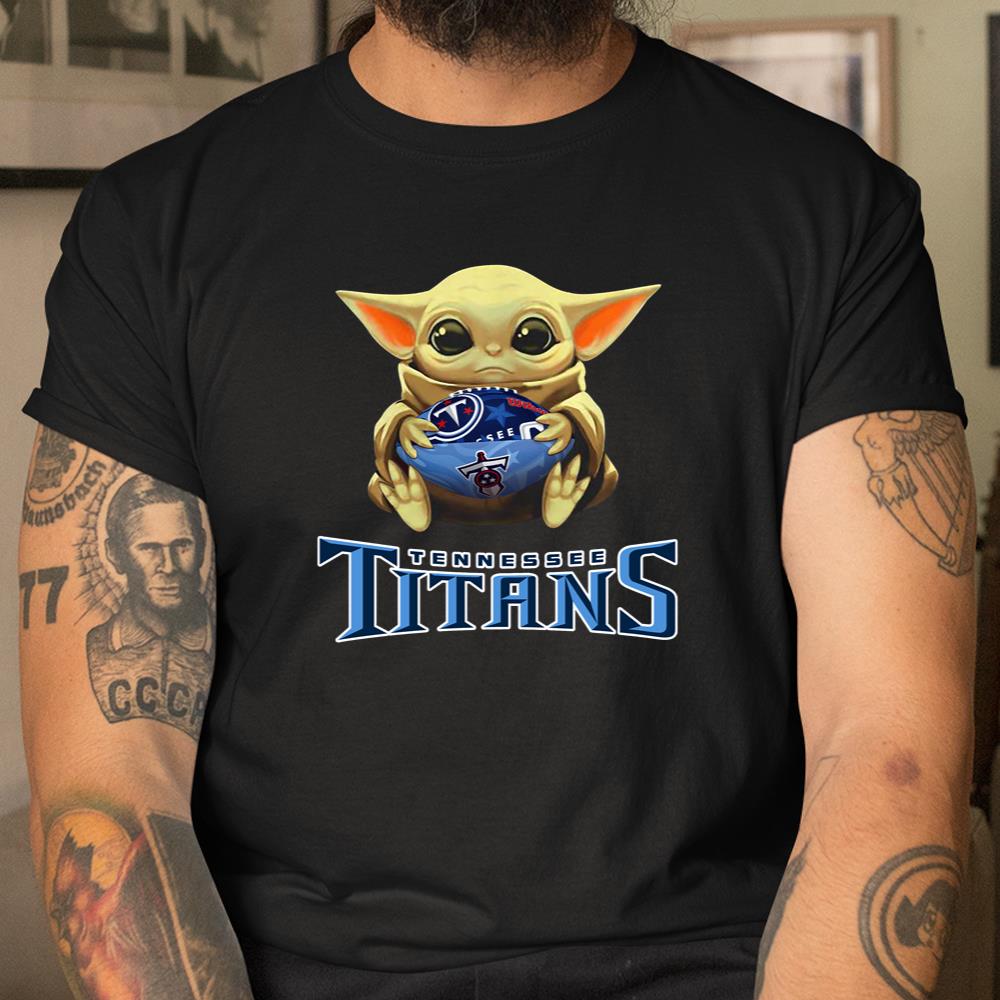 Baby Yoda NFL Titans Star Wars T-Shirt