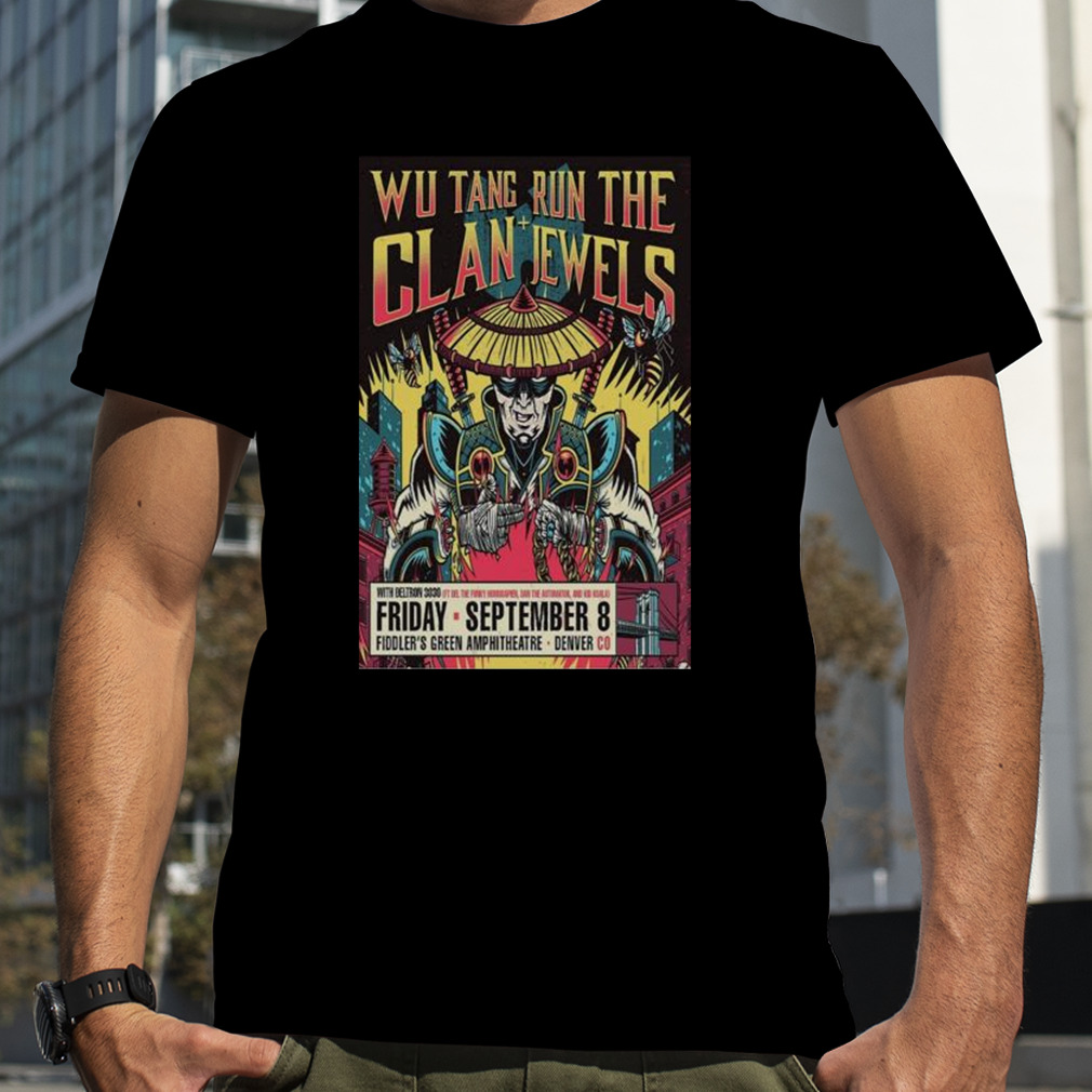 Wu Tang Clan Poster Denver CO SepTember 8 2023 Poster shirt