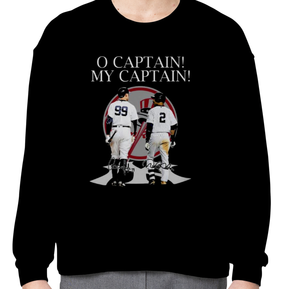 Aaron Judge and Derek Jeter o captain my captain shirt t-shirt by To-Tee  Clothing - Issuu