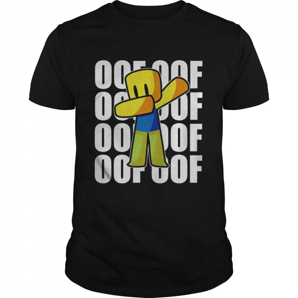 Oof Noob Birthday For Kids For Boys For Girls Roblox shirt