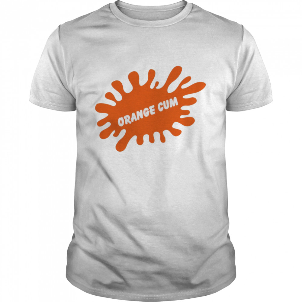 Orange Cum funny T-shirt