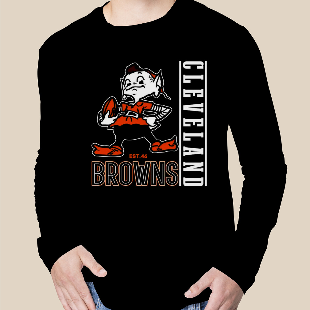 Cleveland Browns mascot est. 46 logo 2023 T-shirt, hoodie, sweater, long  sleeve and tank top