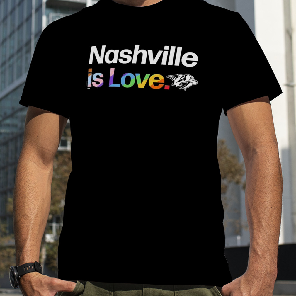 Nashville Predators Pride Night shirt