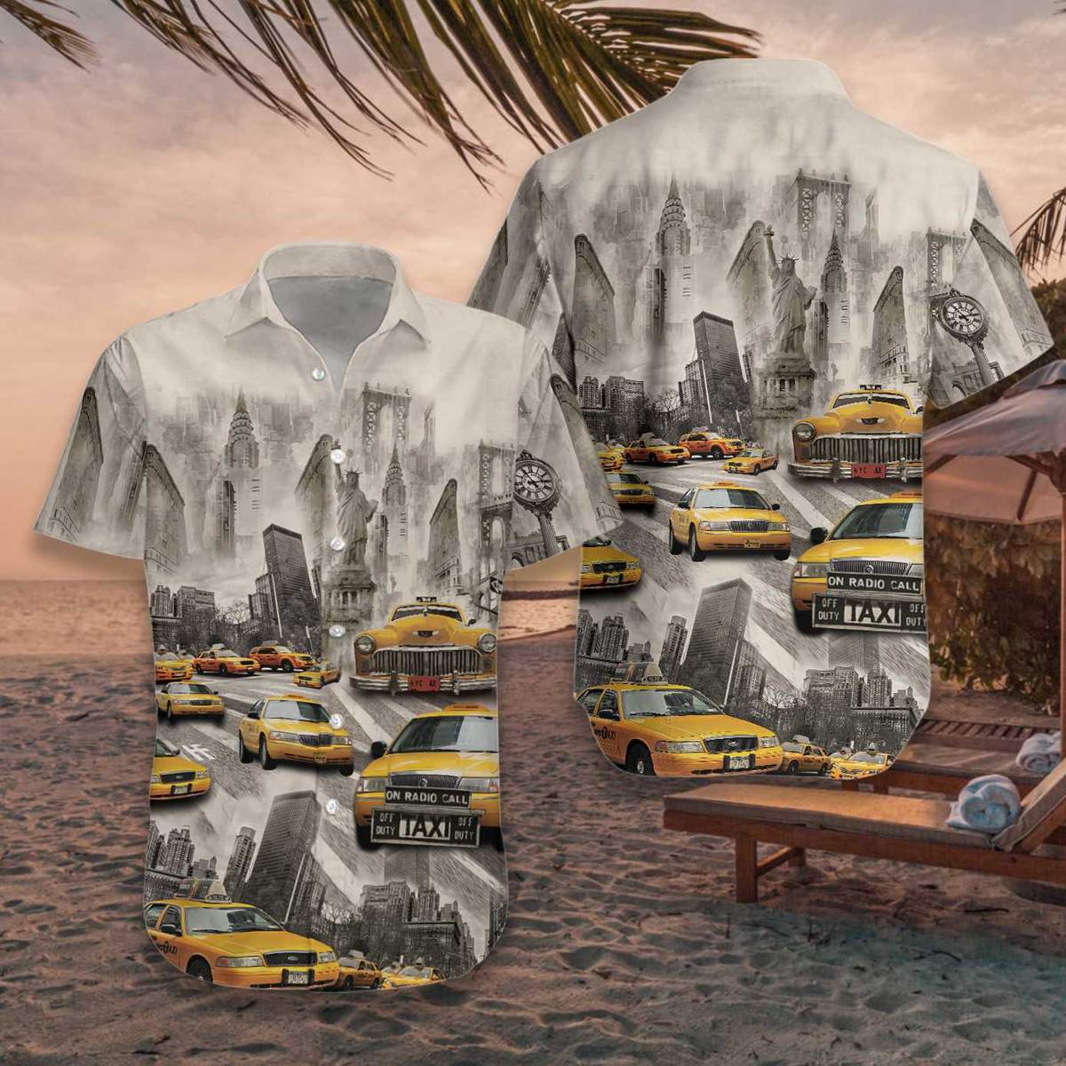 Taxicab Hawaiian Shirt