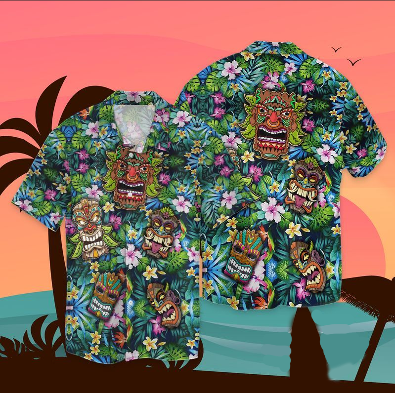Tiki Aloha Hawaiian Shirt