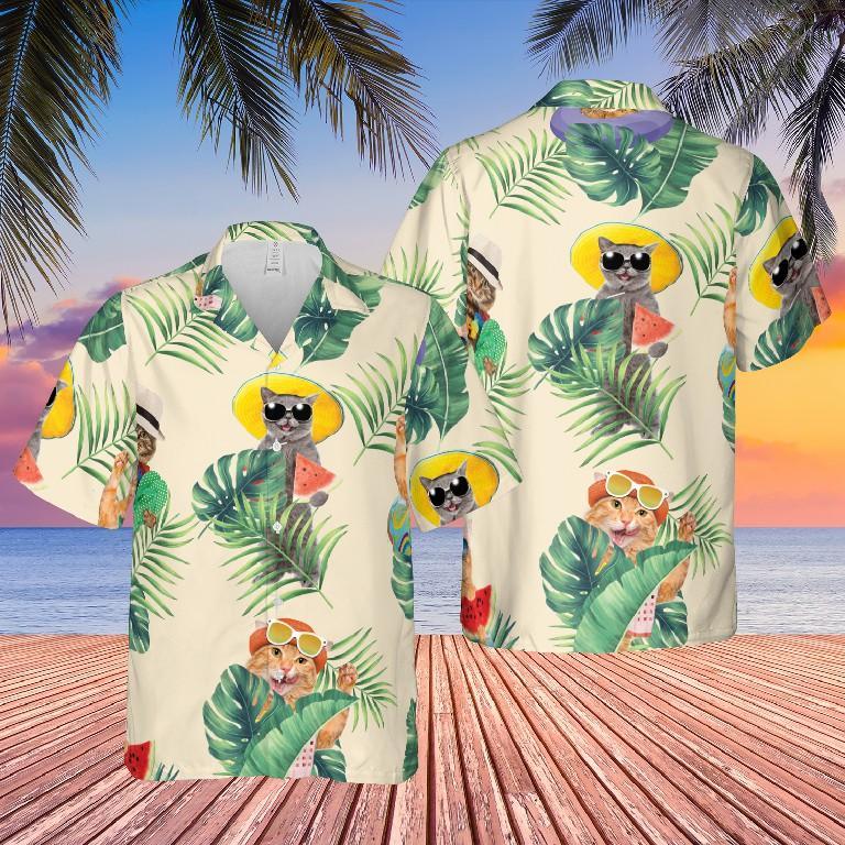 Top Cat Tropical Beach Hawaiian Shirt