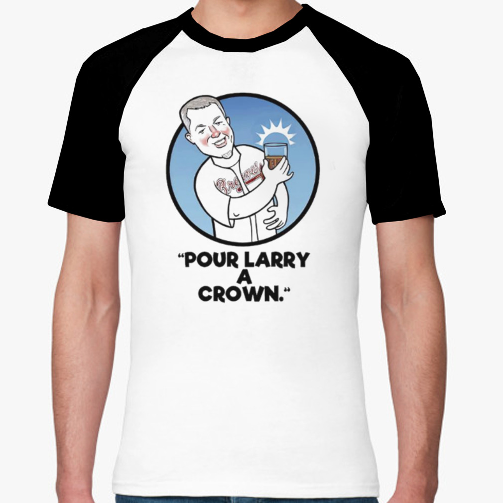 Chipper Jones Pour Larry A Crown T-Shirt