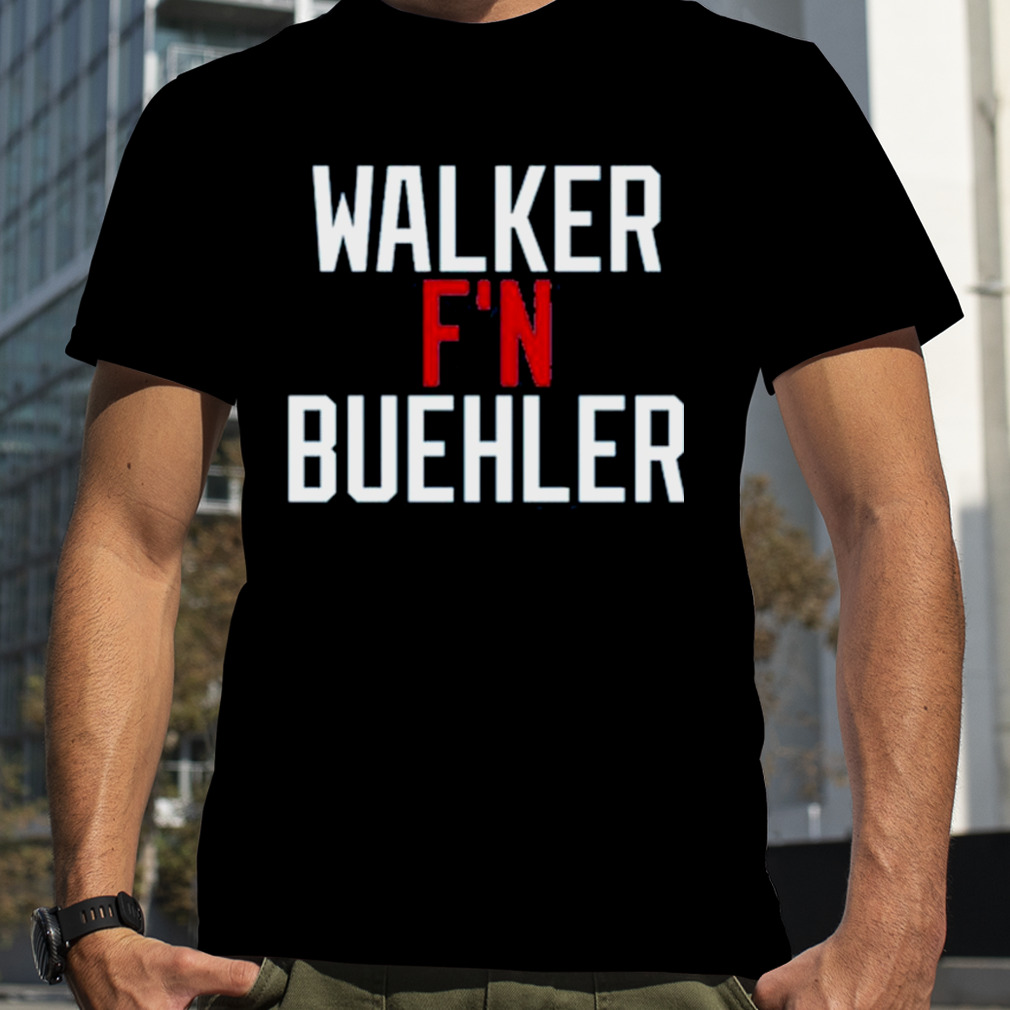 Buehler Flag - Walker Buehler - T-Shirt