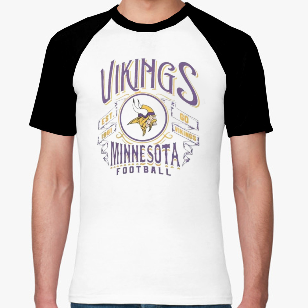 Nfl X Darius Rucker Collection Minnesota Vikings Vintage Football Shirt