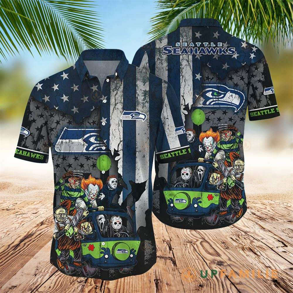 Seattle Seahawks Hawaiian Shirt - RaraPrints