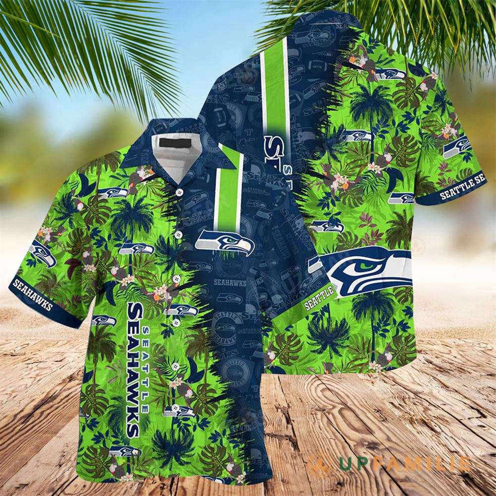 Seahawks Hawaiian Shirt Seattle Seahawks Summer Beach Button Down